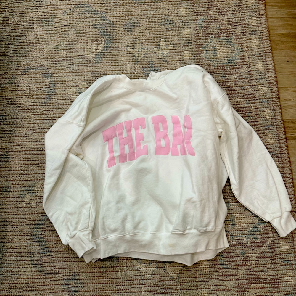 The BAR varsity crew neck sweatshirt